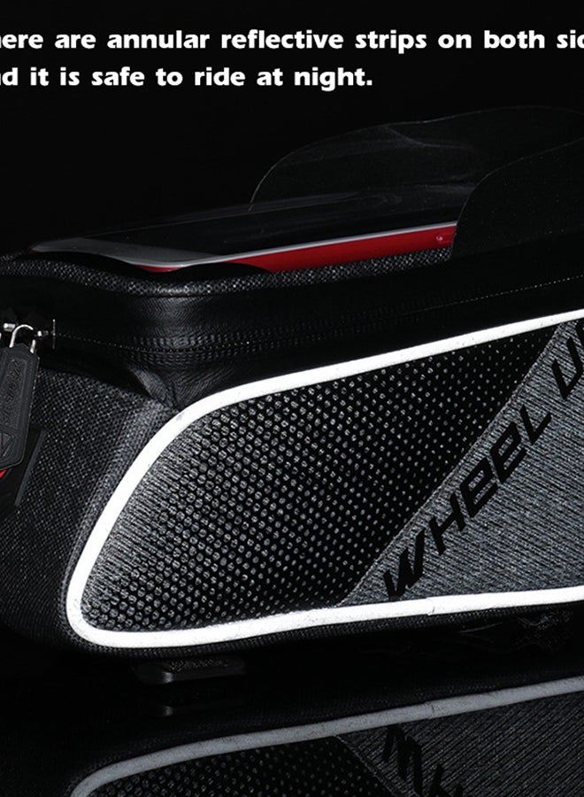 ويل آب حقيبة دراجة تثبت على مقود الدراجة مزودة بحامل هاتف يعمل باللمس 0.19كيلوجرام - Image 4